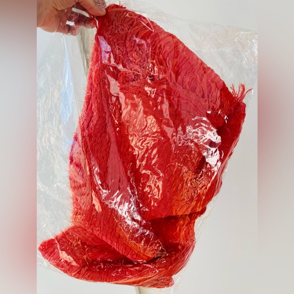 TILO Scarves Orange Crush 🧡 Crinkle soft scarf. Lux casual delight. Great gift! - Picture 8 of 9